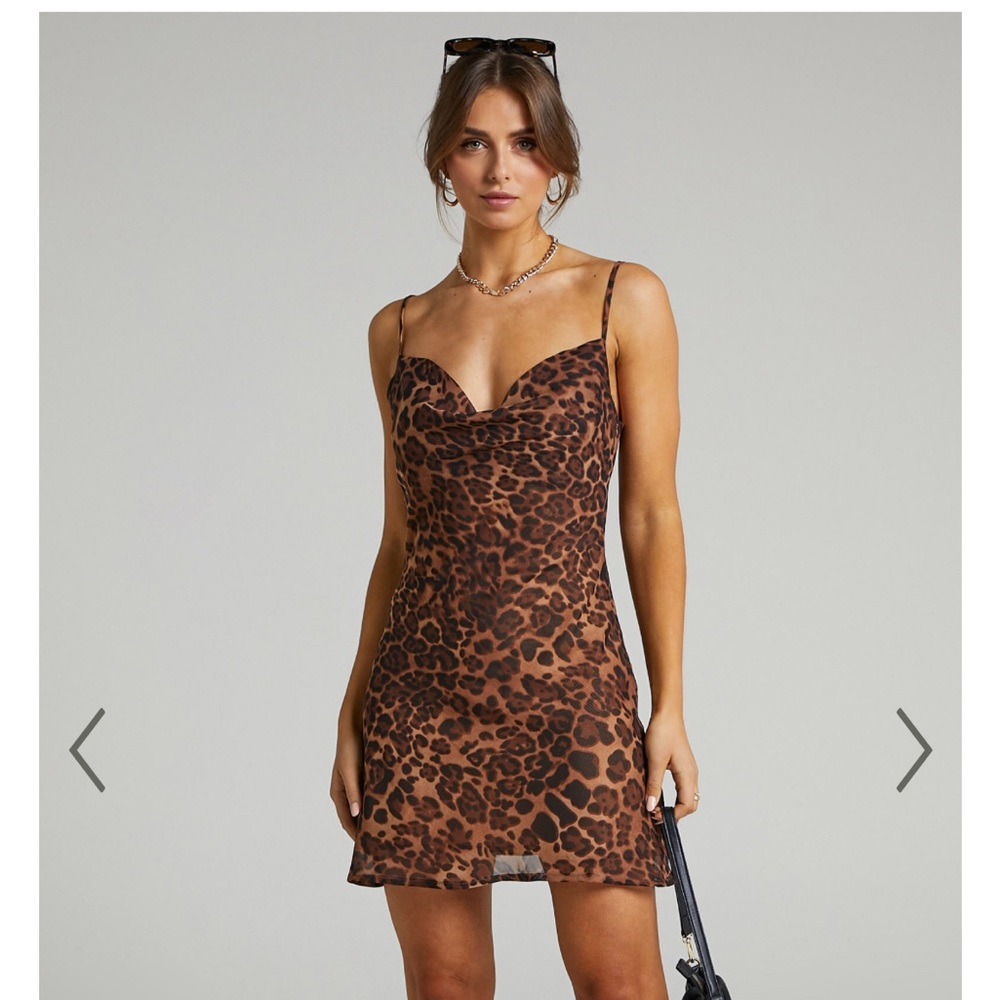 SNDYS Mini Leopard Dress